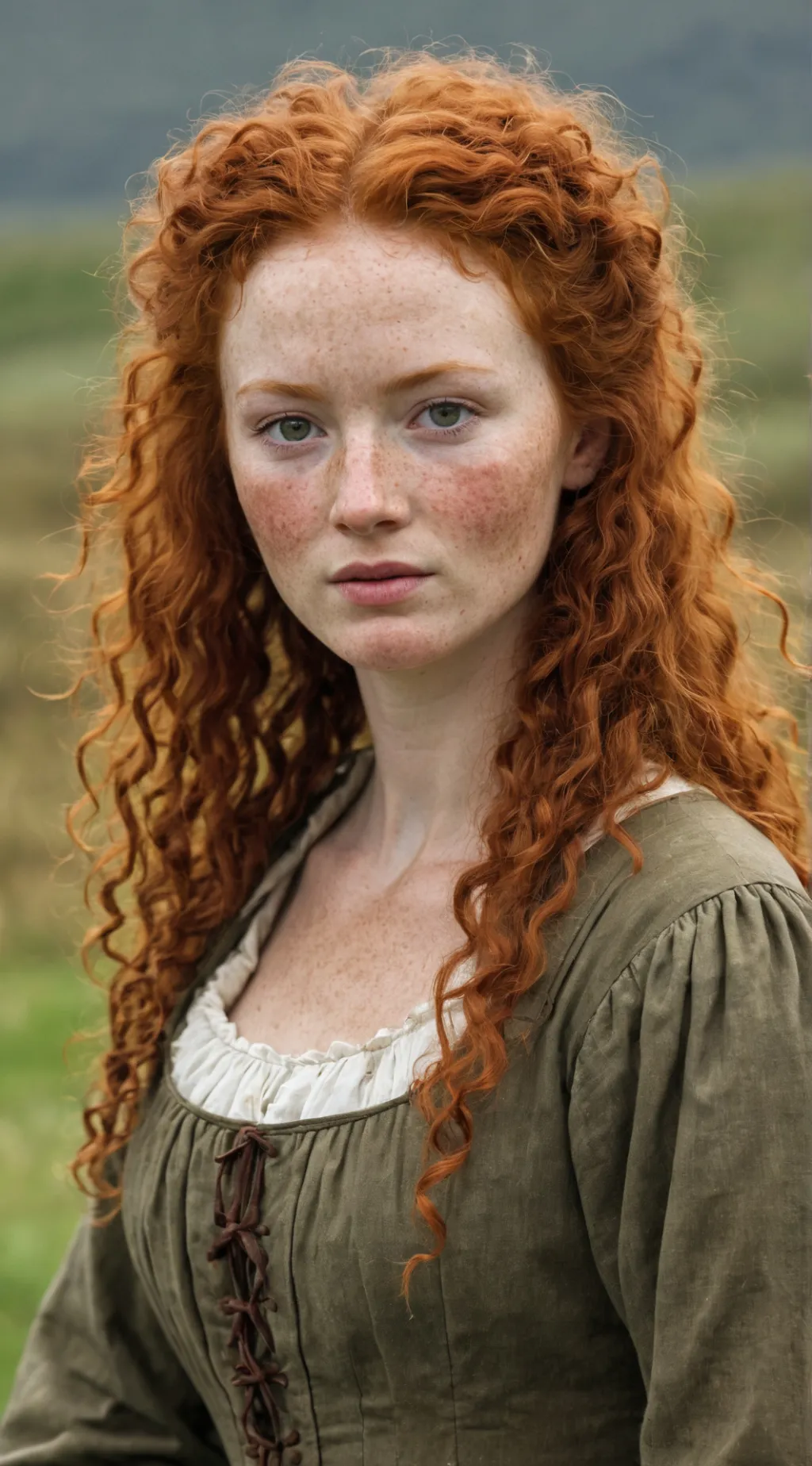 ai character: Jenni McPherson  background