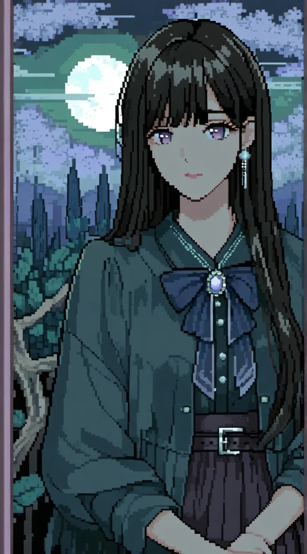 ai character: MHA at the mall background