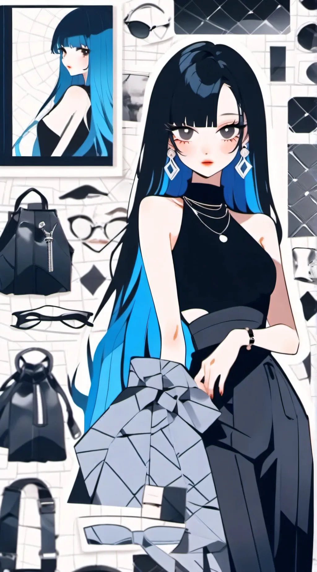 ai character: ☆°Yuri°☆ background