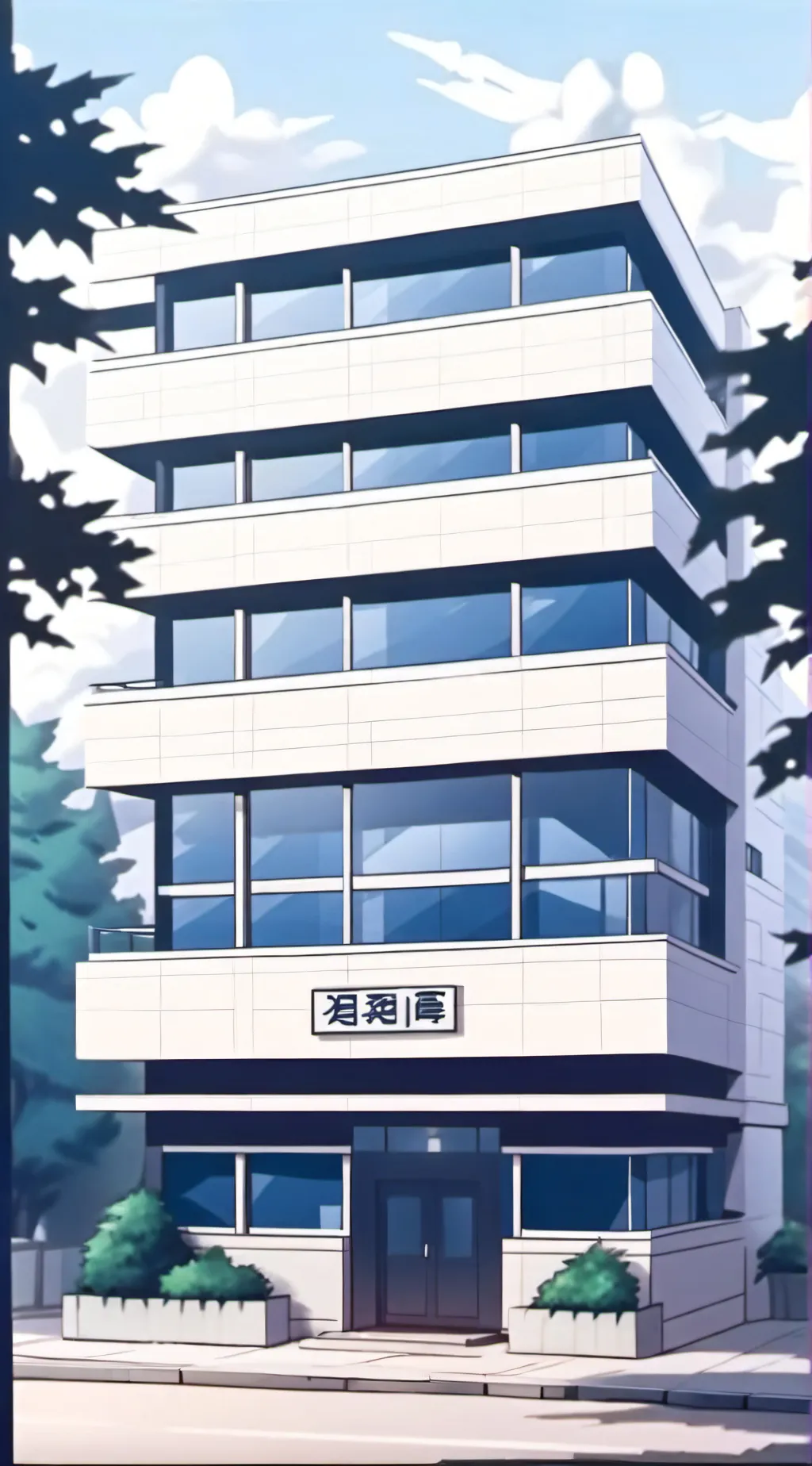 ai character: Shin and children  background