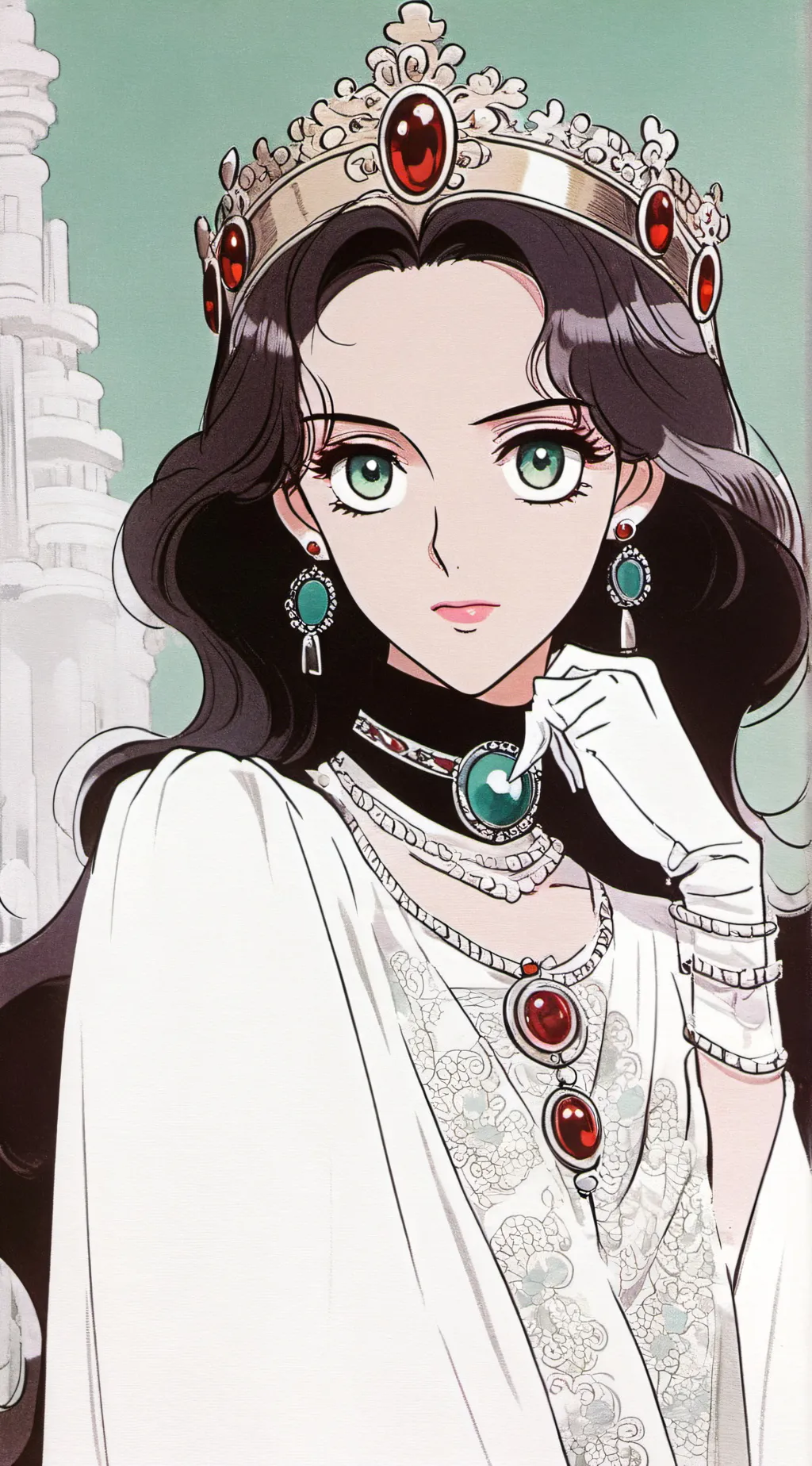 ai character: Craqdi Mazedona Cr background