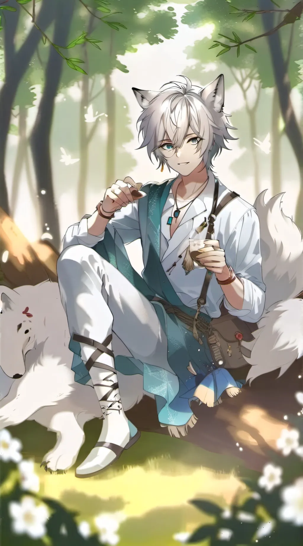 ai character: Yasashii Katsuki background