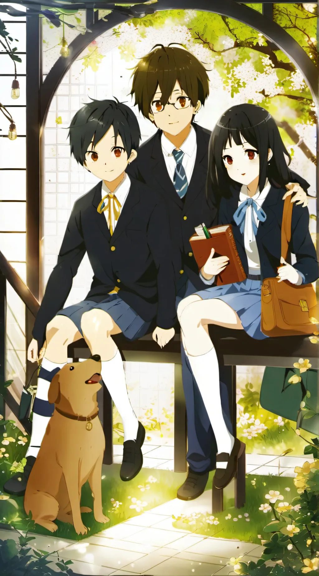 ai character: High school background