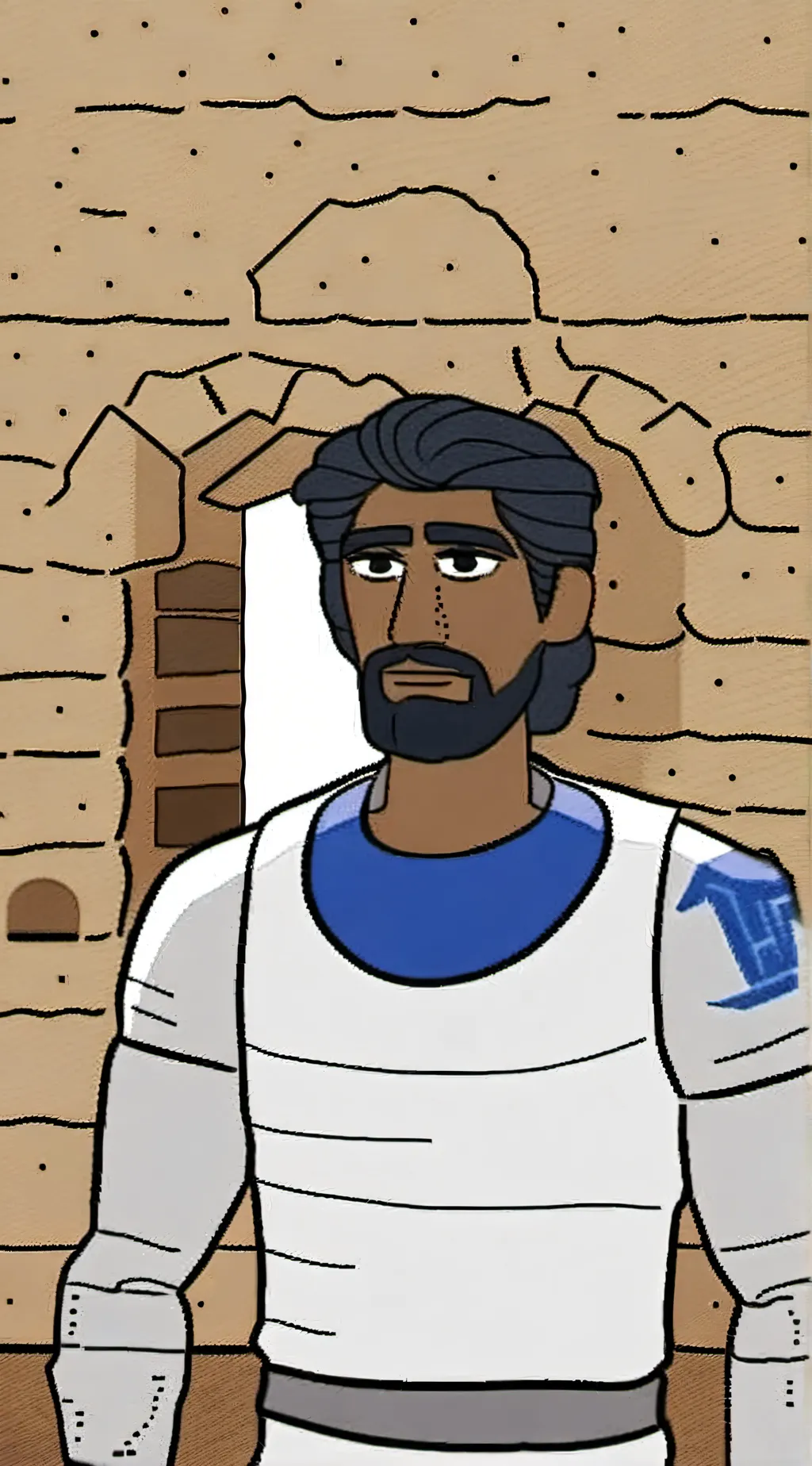 ai character: Cain background