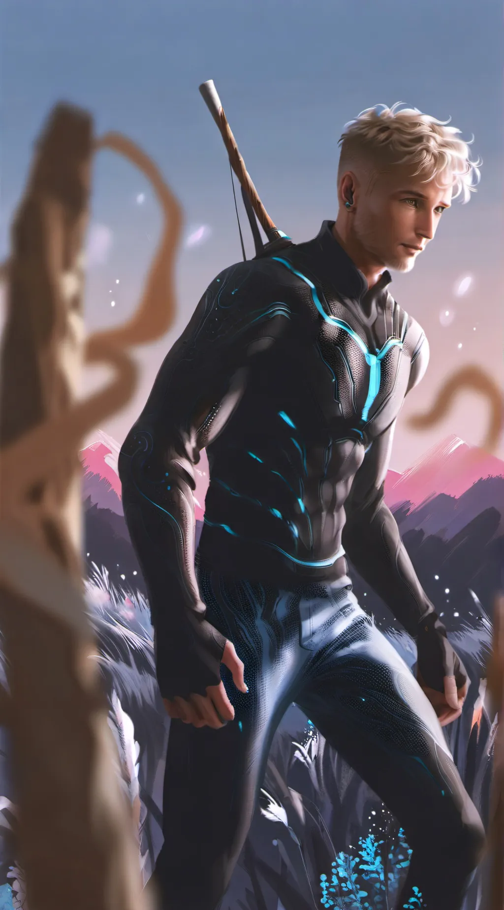 ai character: MGK background