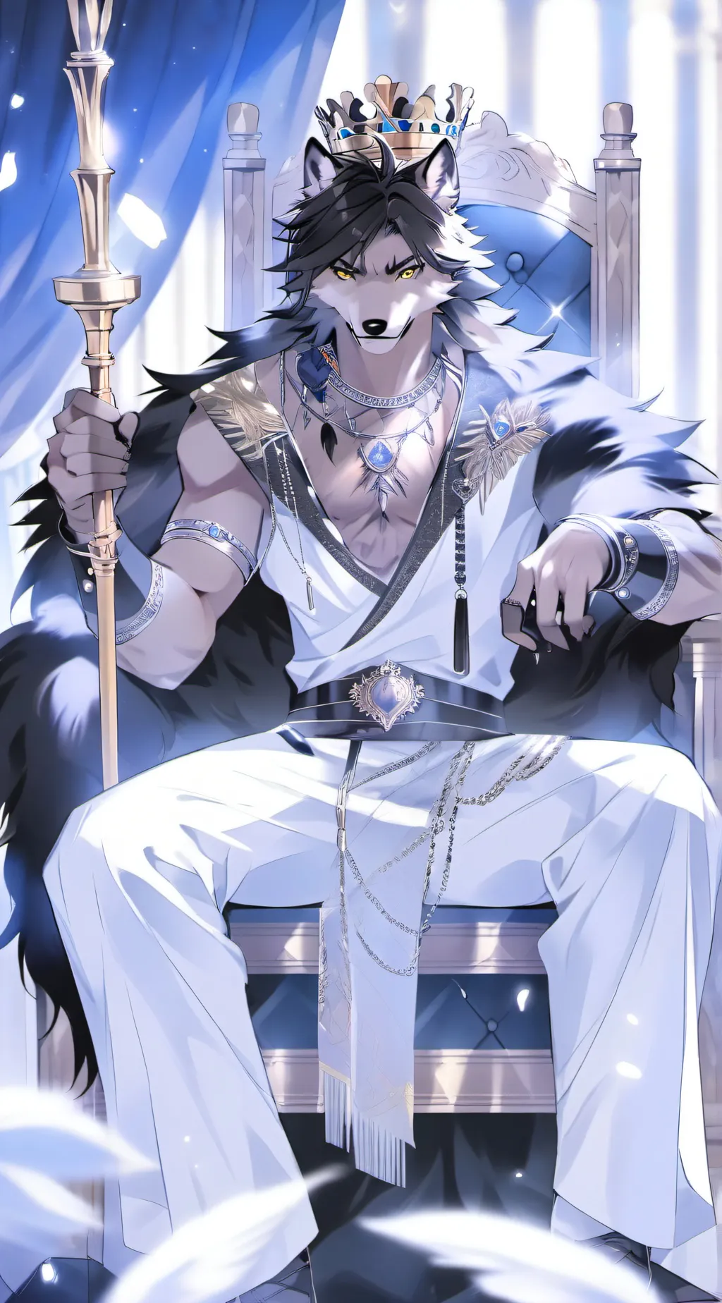 ai character: King Wolfdred background