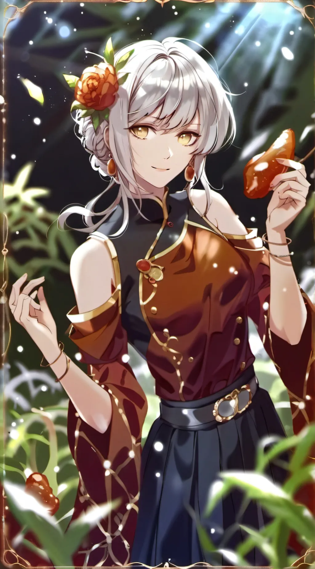 ai character: Nicely cute background