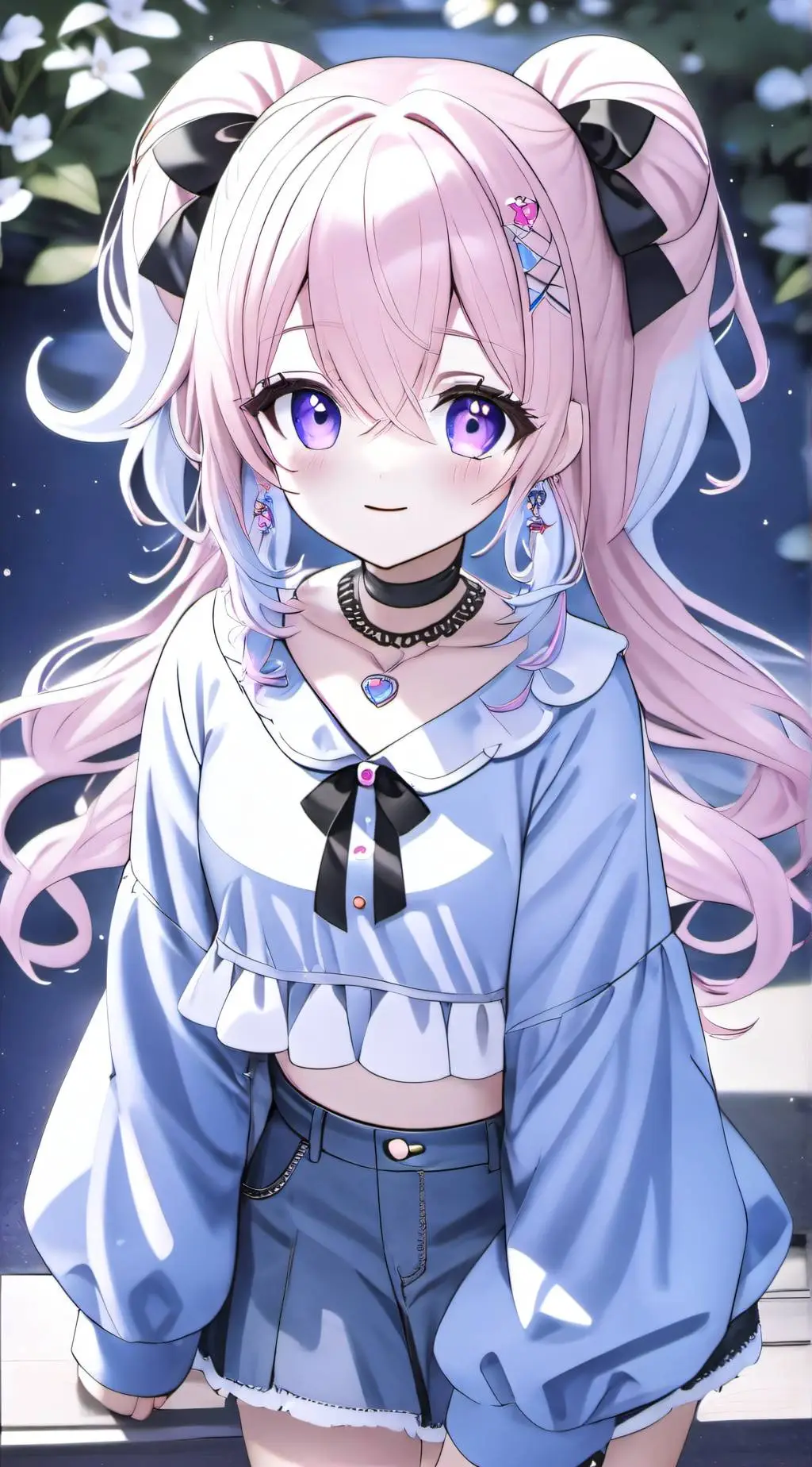 ai character: KNY Times lily background