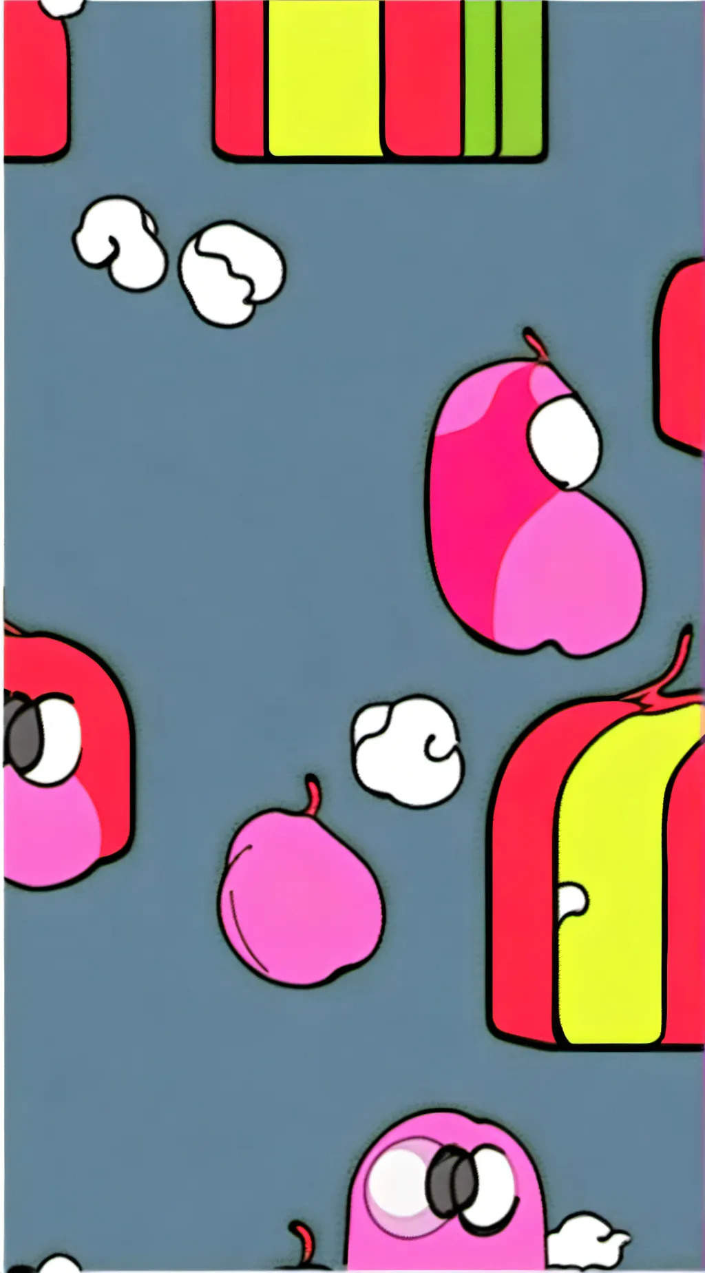 ai character: Mha scared background