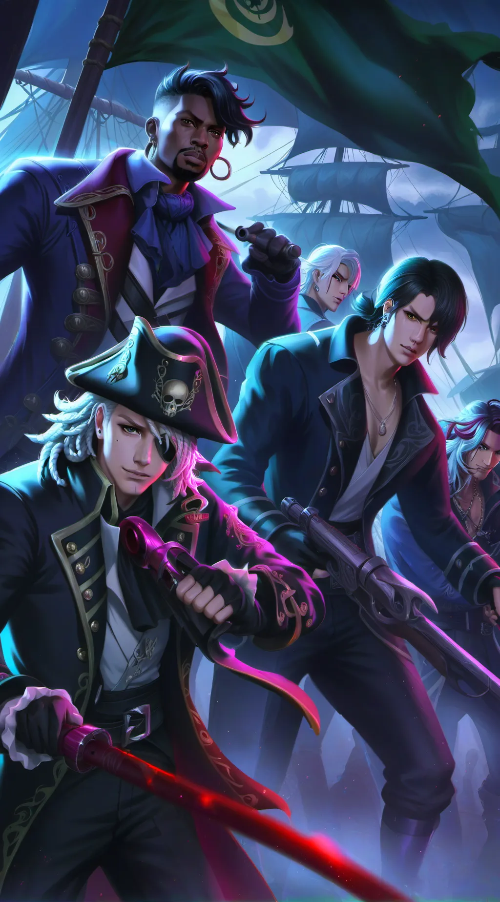 ai character: The crew background