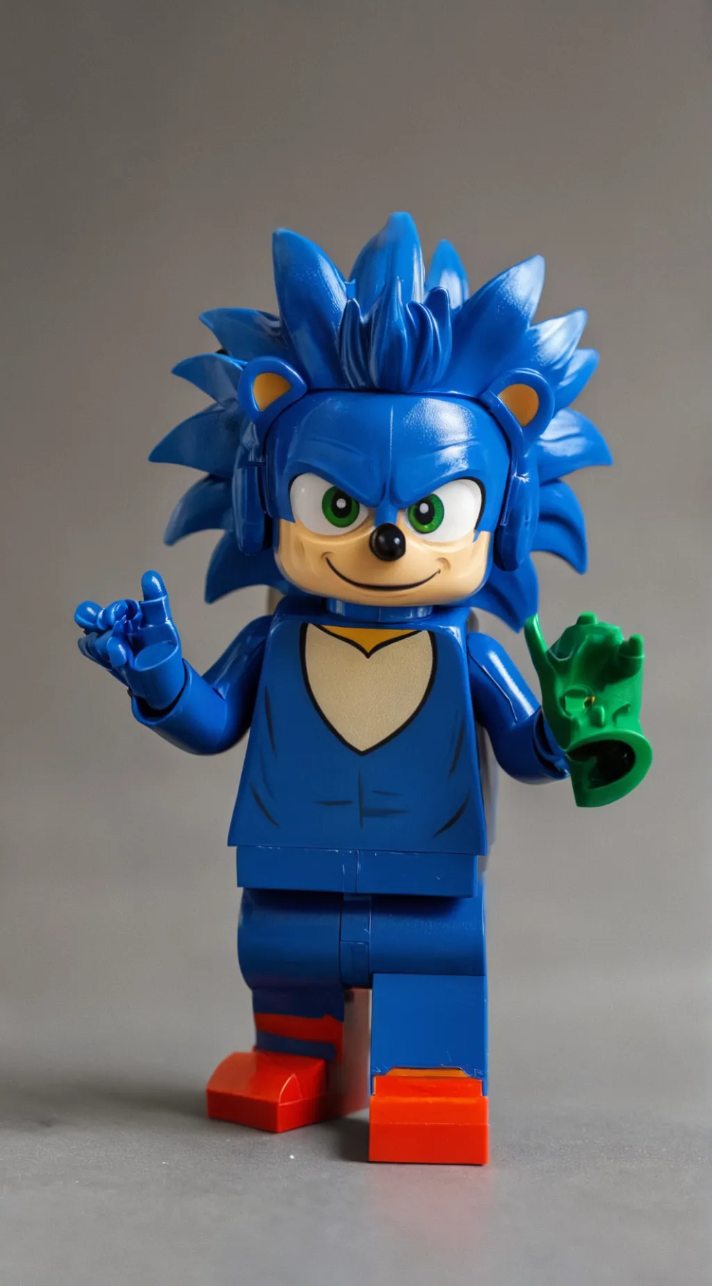 ai character: Lego Sonic background
