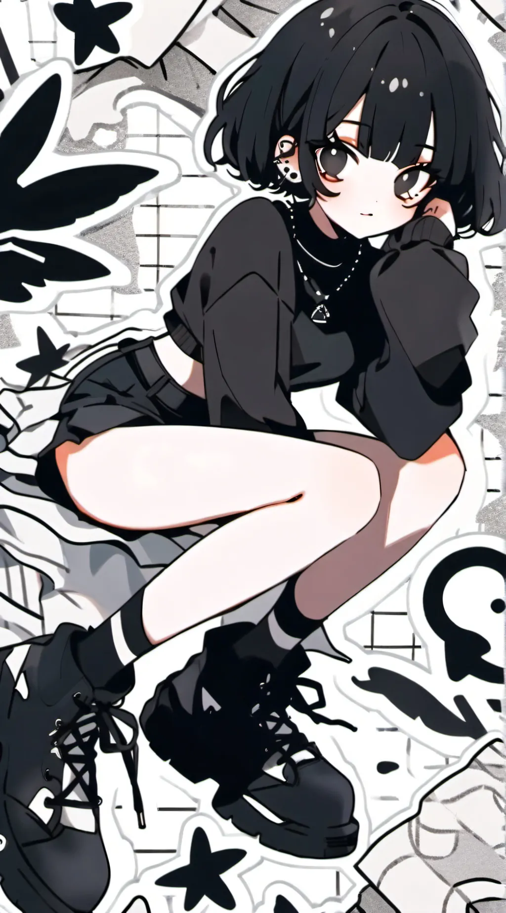 ai character: high shcool background