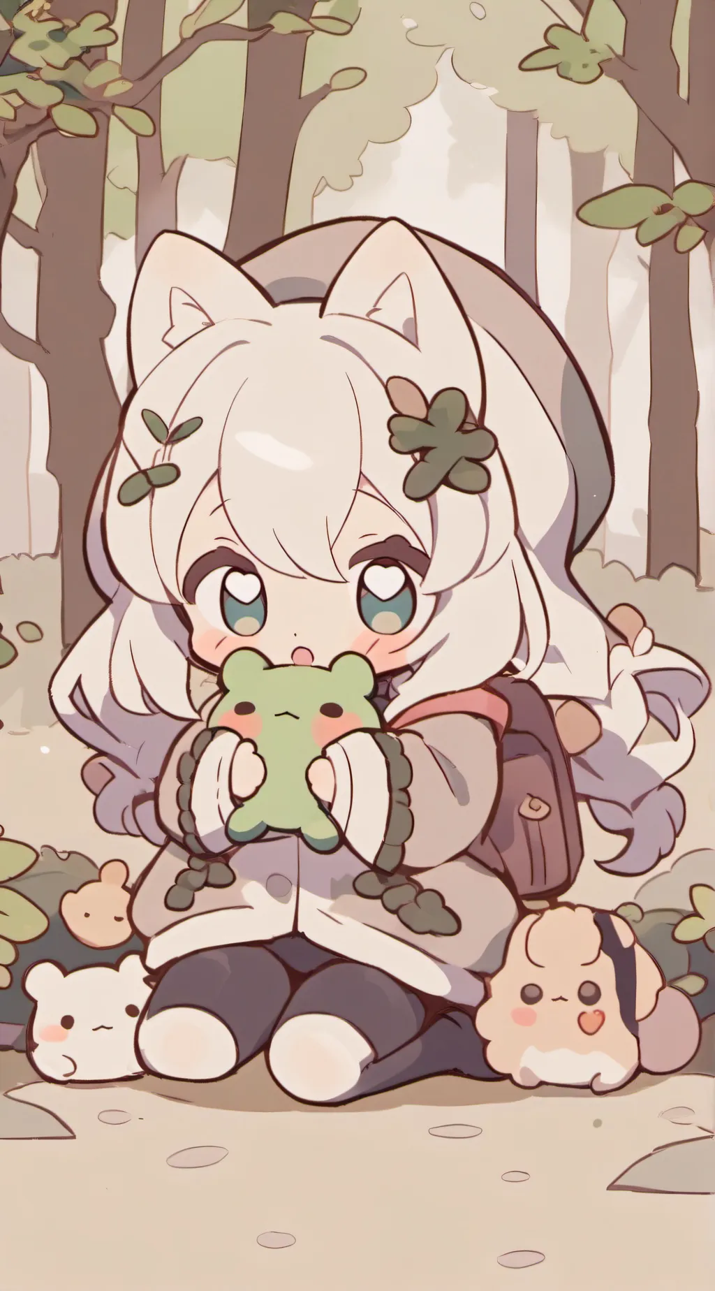 ai character: ((Fern!)) background