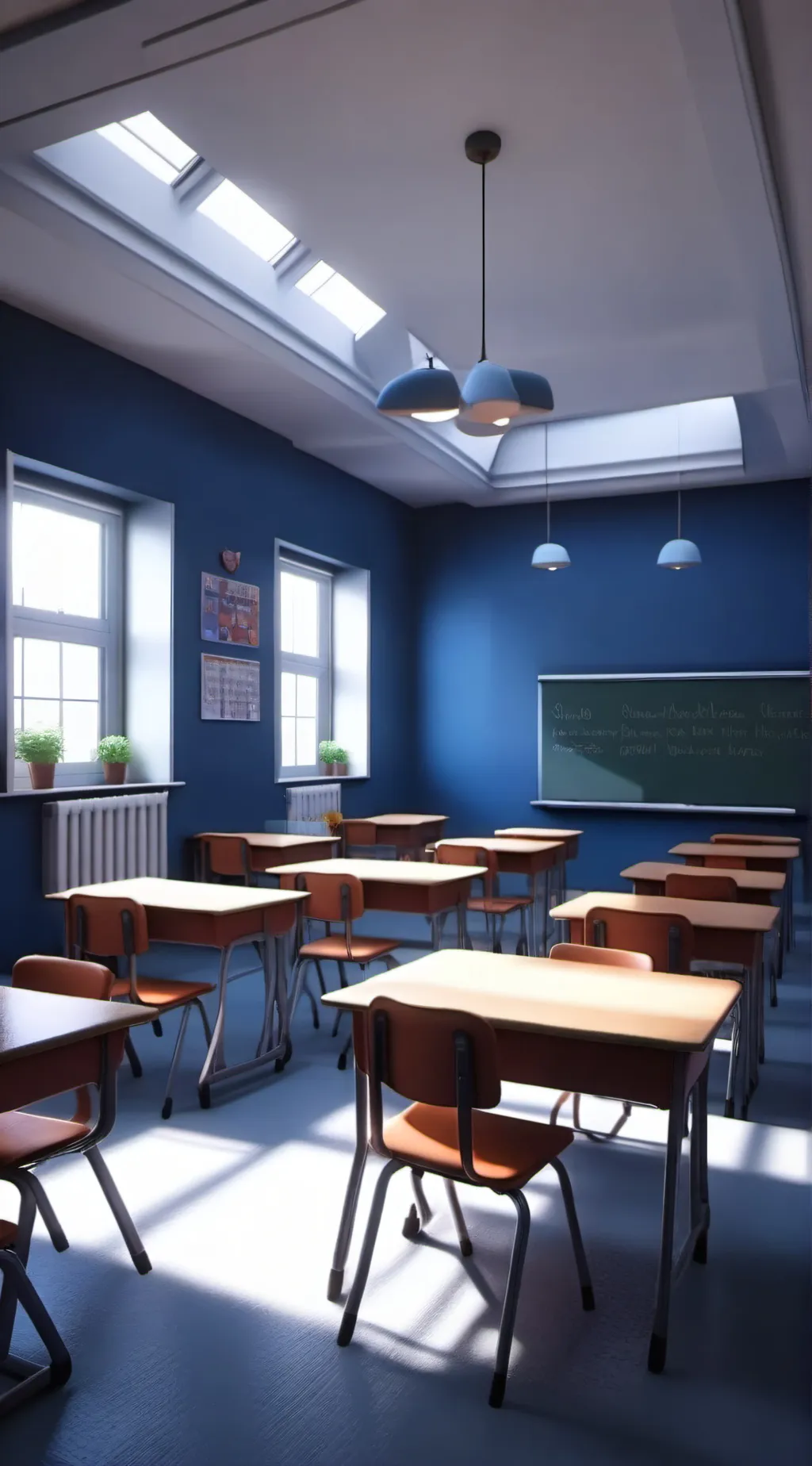 ai character: School of teasers background