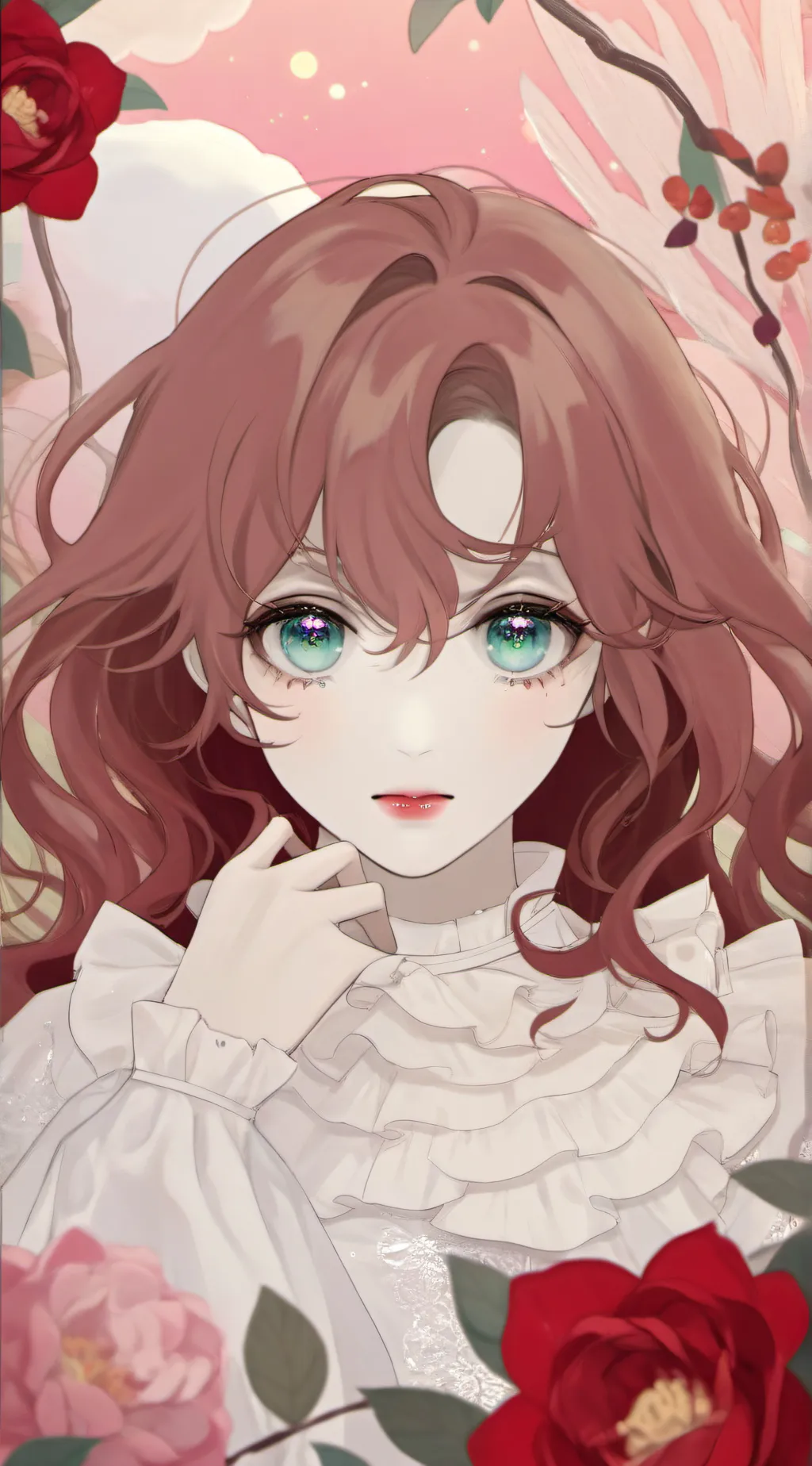 ai character: Alastor as a girl background