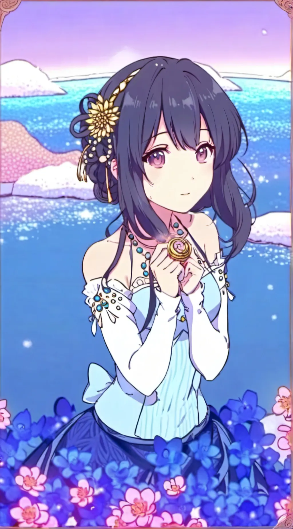 ai character:  Ciara and Louise  background