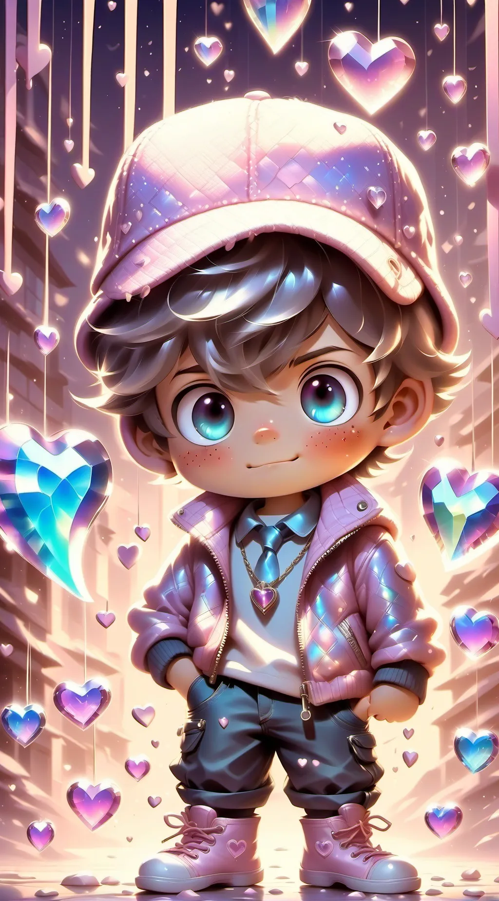 ai character: Cute expunged  background