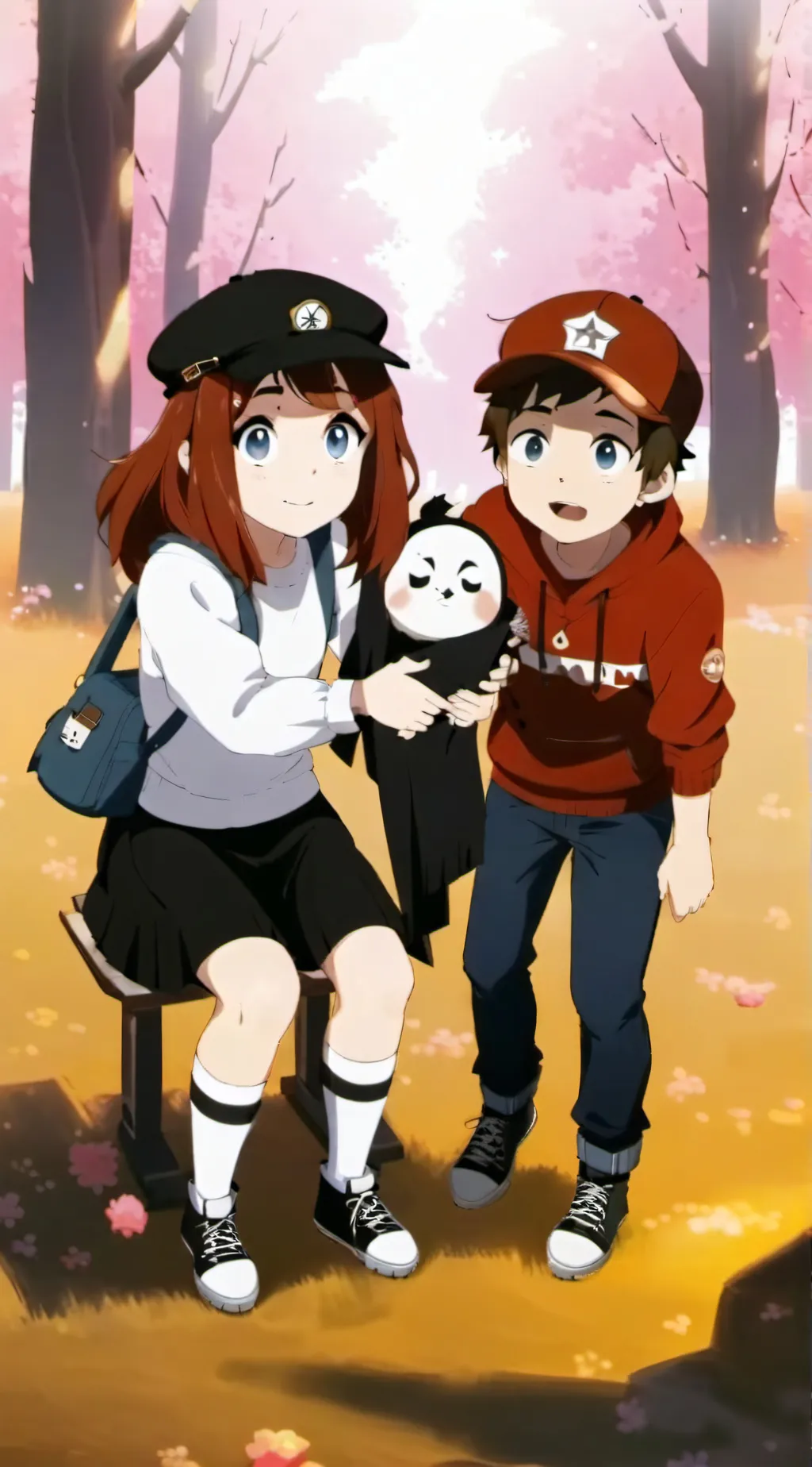 ai character: Gravity falls background