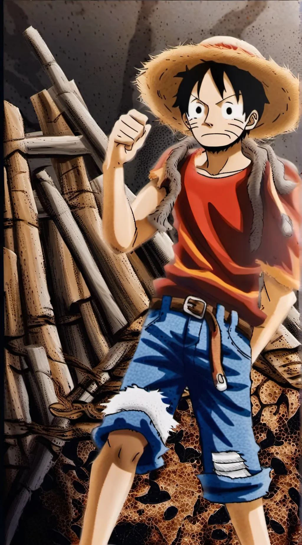 ai character: 🍖LUFFY🍖 background