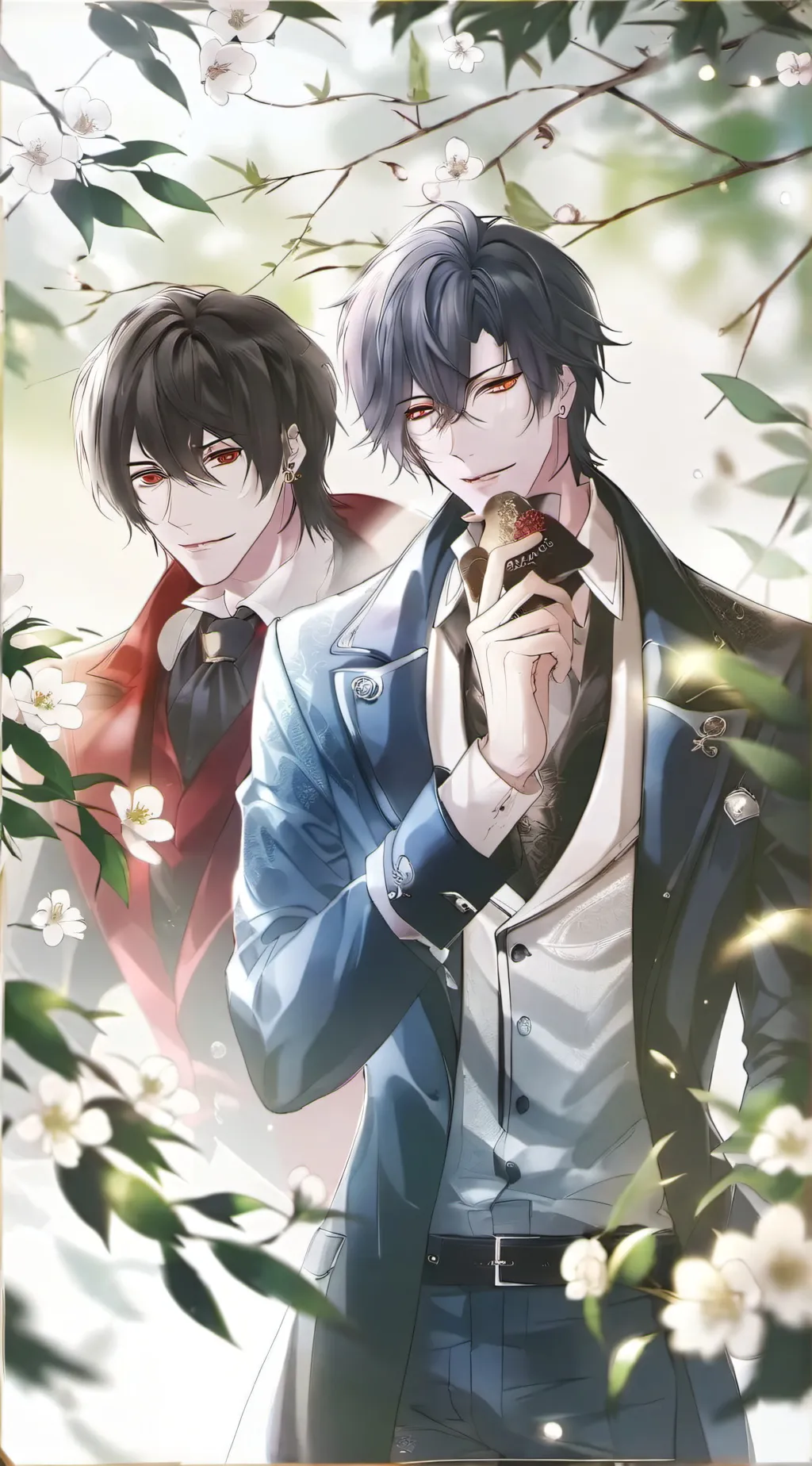 ai character: 2 gay vampires~☆ background