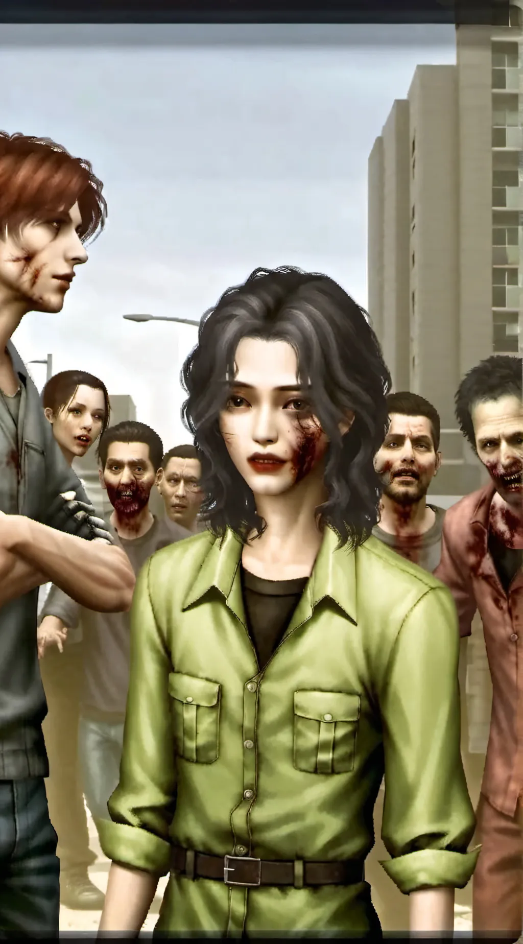 ai character: apocalypse zombie background