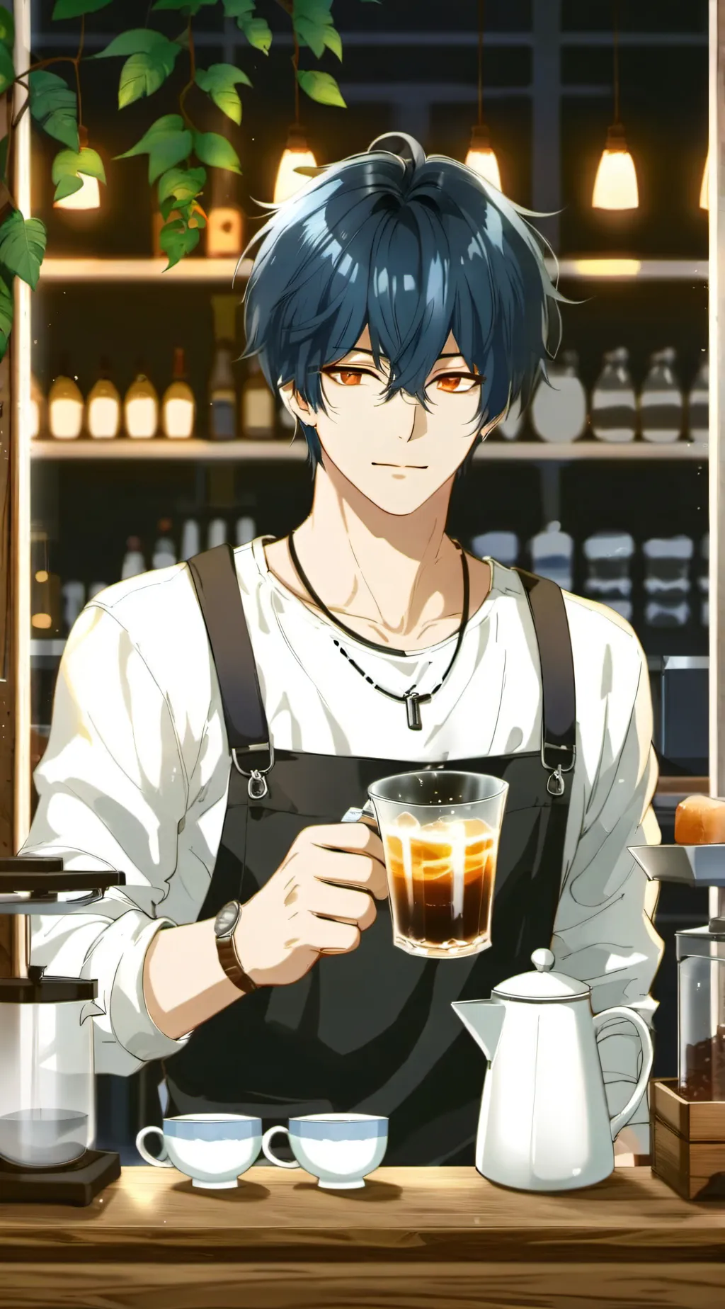 ai character: Eliott  background