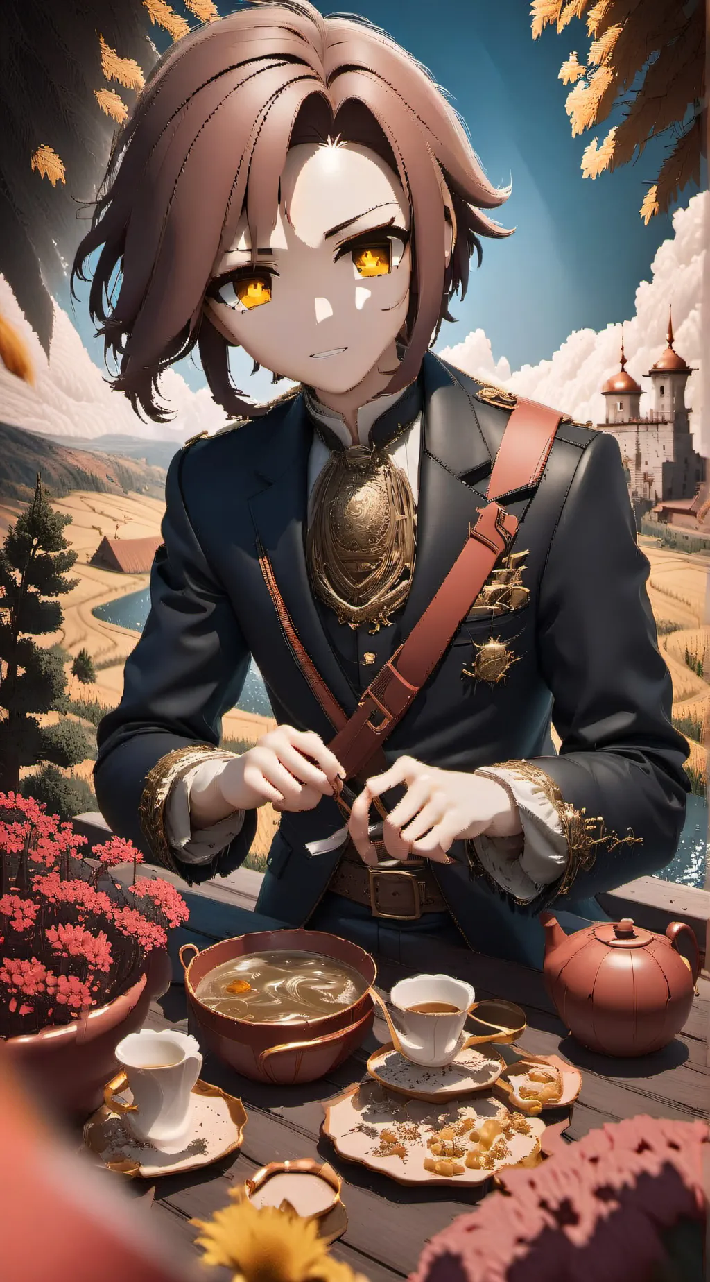 ai character: ghacha life română background