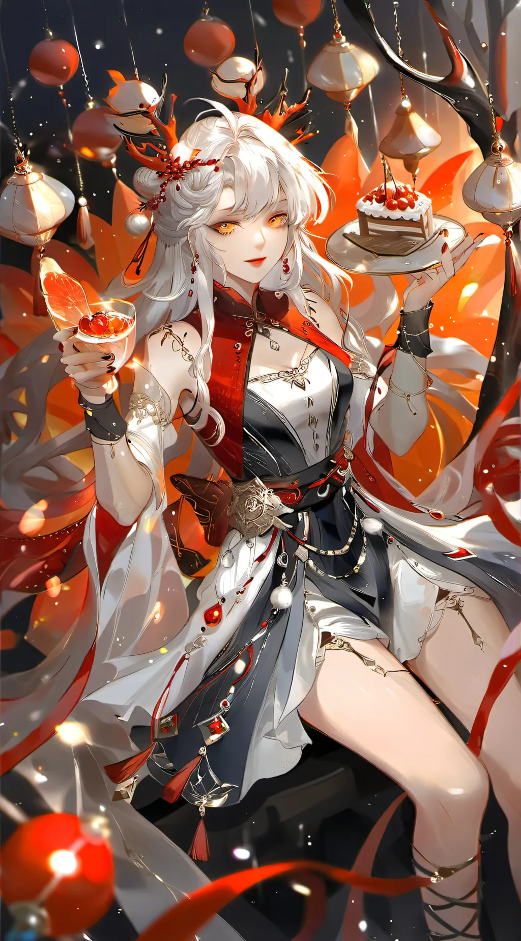 ai character: ur bf and u background