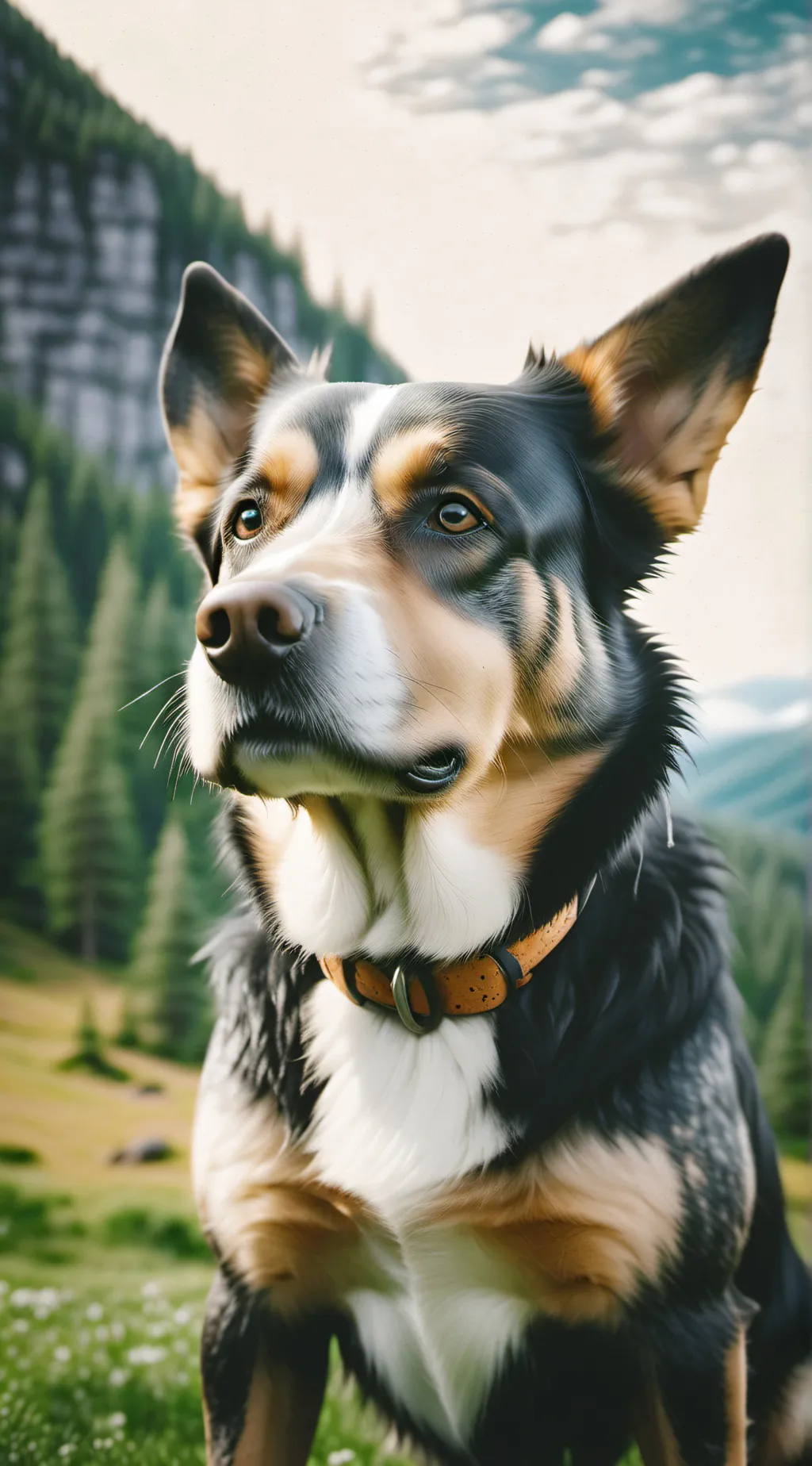 ai character: Odin  background