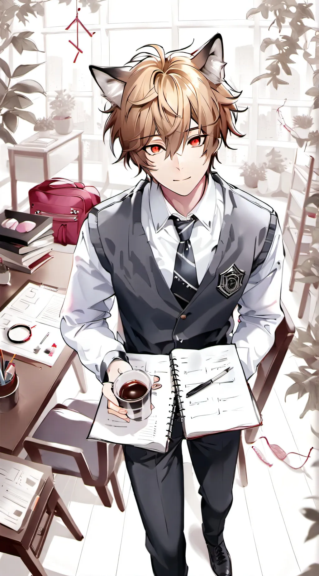 ai character: Talk to him background