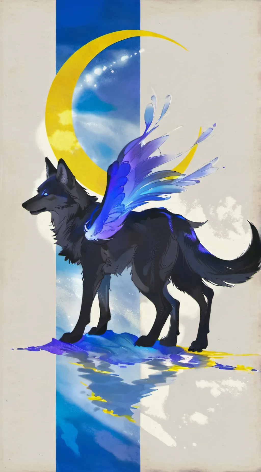 ai character: Luna shine background