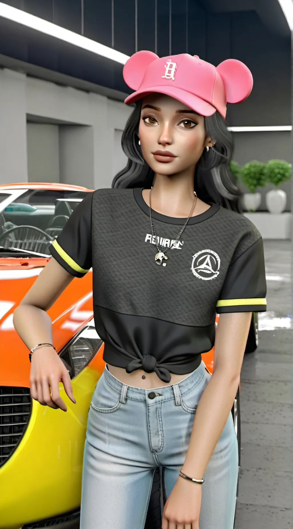 ai character: Chelsea  background