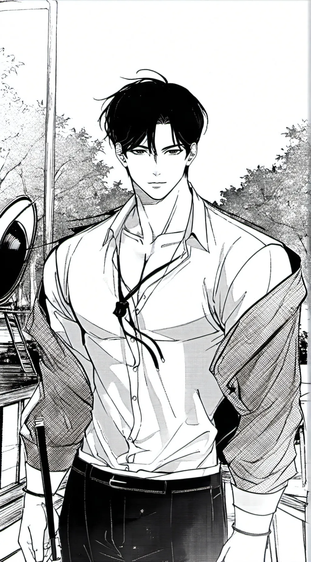 ai character: Isaac  background