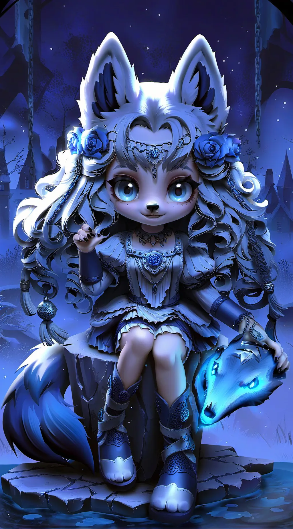 ai character: Lexi background