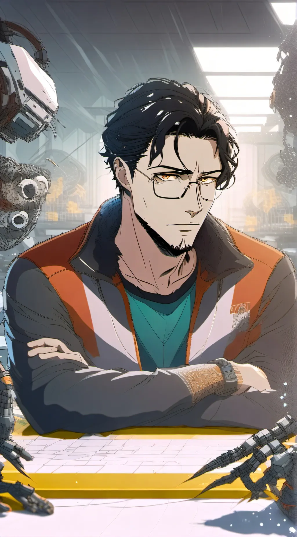 ai character: The robot story…. background