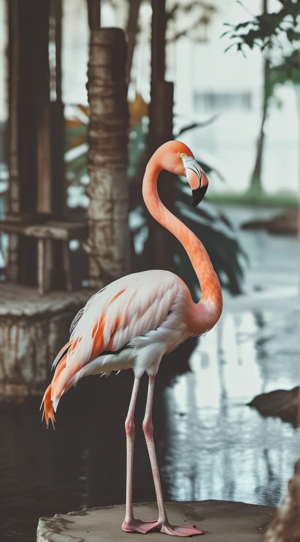 ai character: Flami background