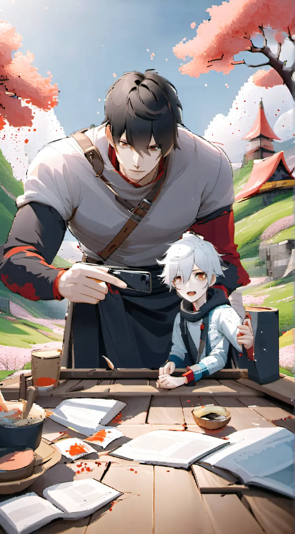 ai character: Blake background