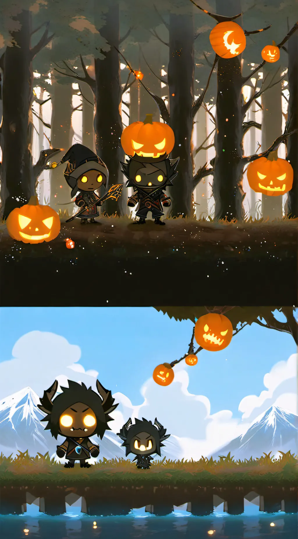 ai character: GD Levels background