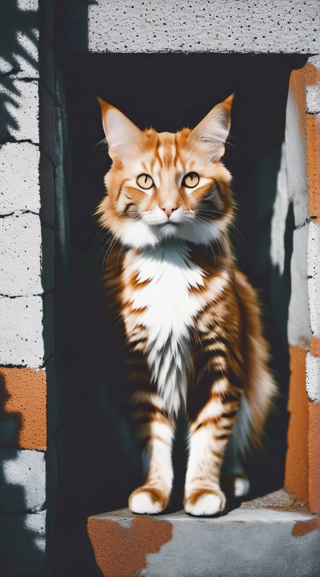 ai character: Father Cat background