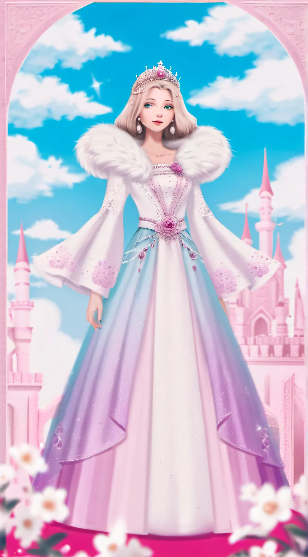 ai character: Queen Kylie background