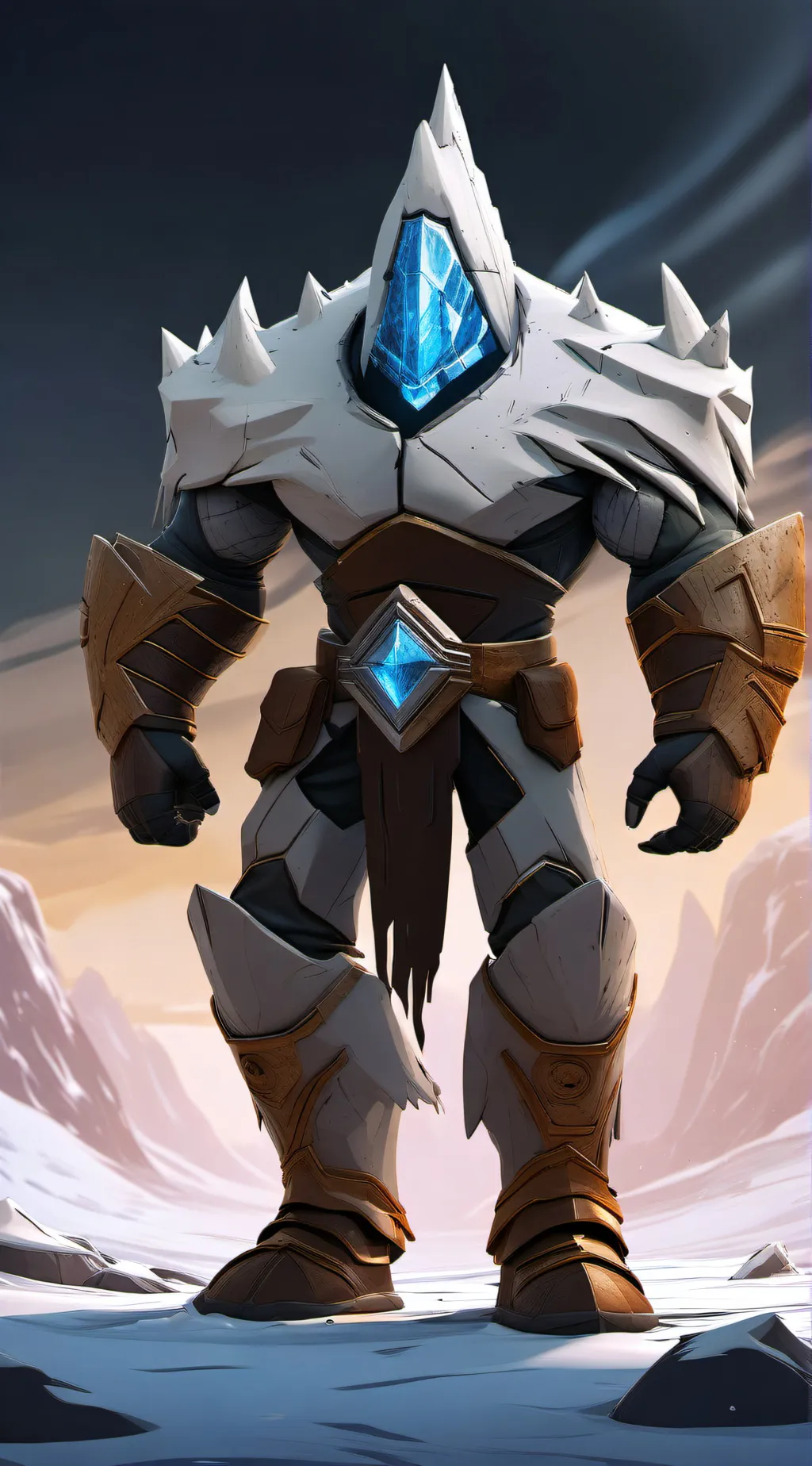 ai character: Chill Warden  background