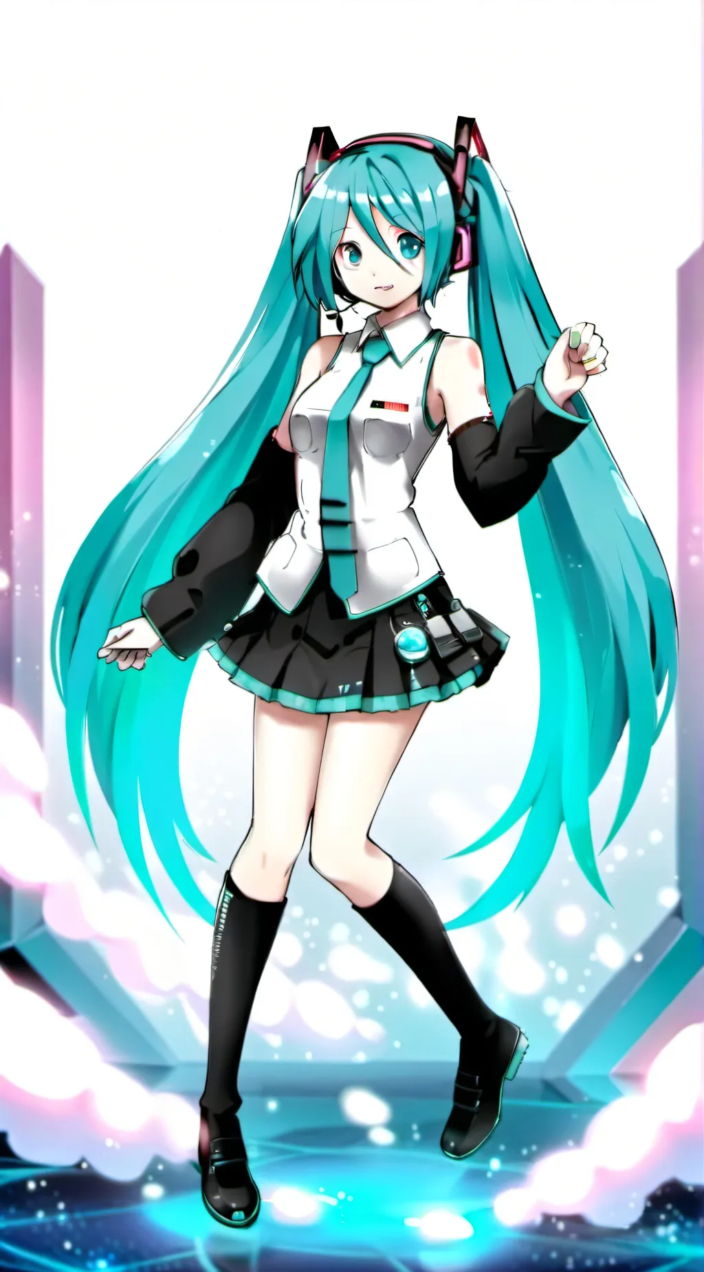 ai character: miku background