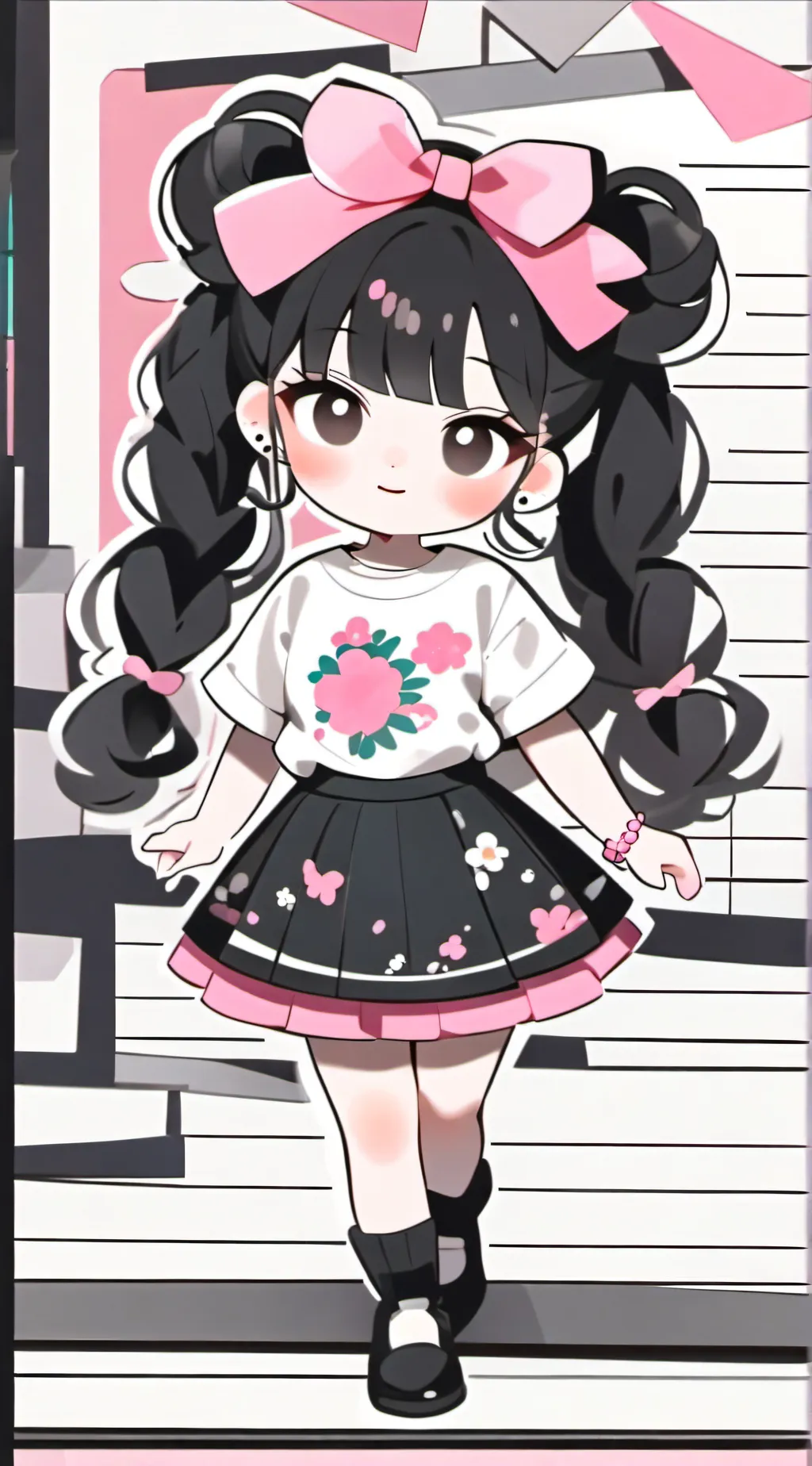 ai character: MHA +boss baby background