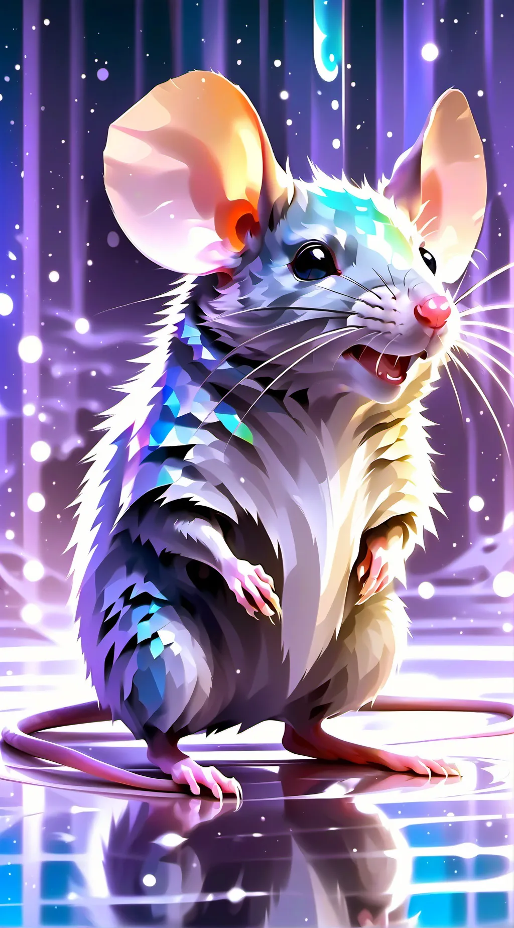 ai character: A talking rat🔥 background