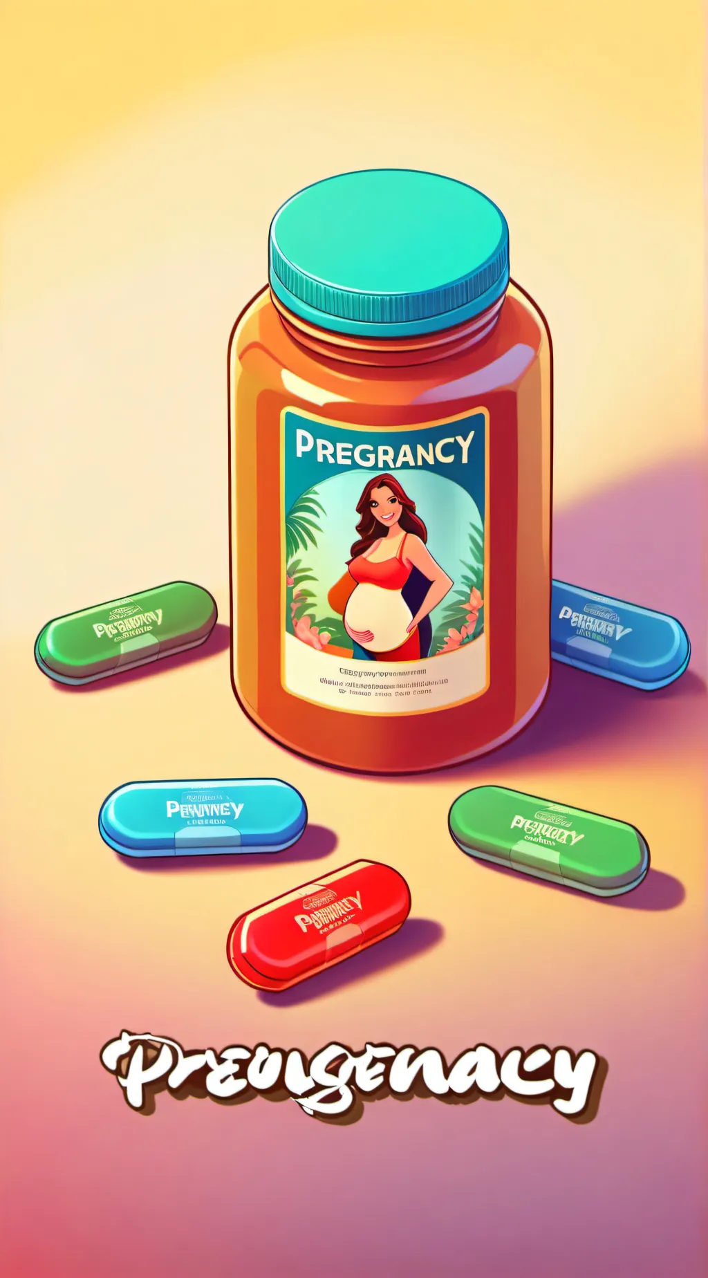ai character: pregnant pills 2  background