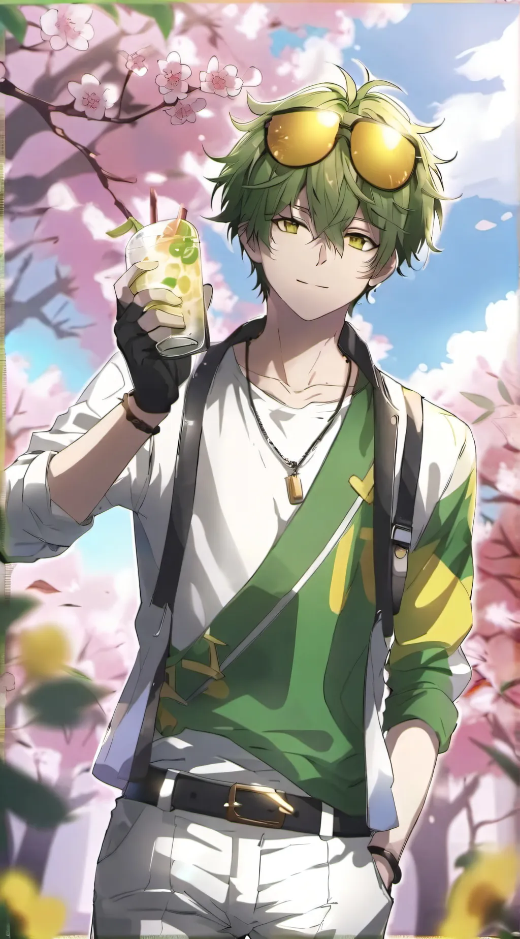 ai character: mark background