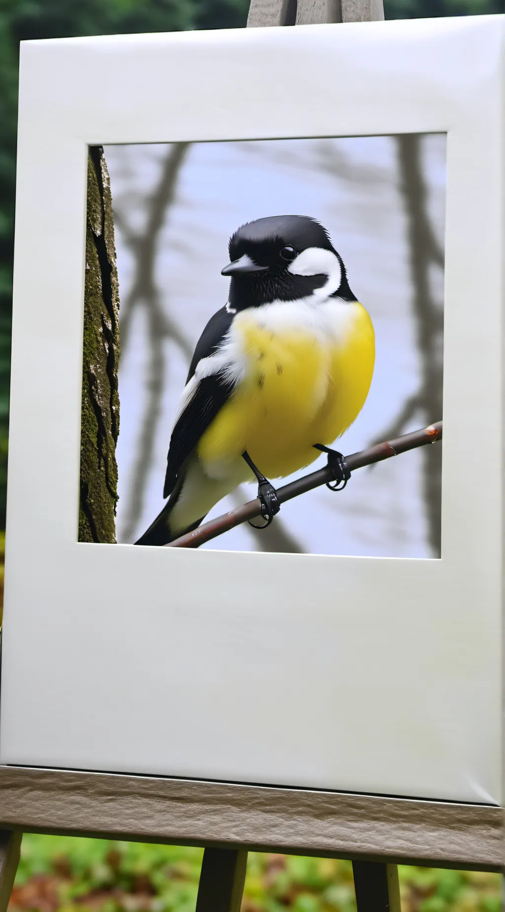 ai character: ￼ Happy background