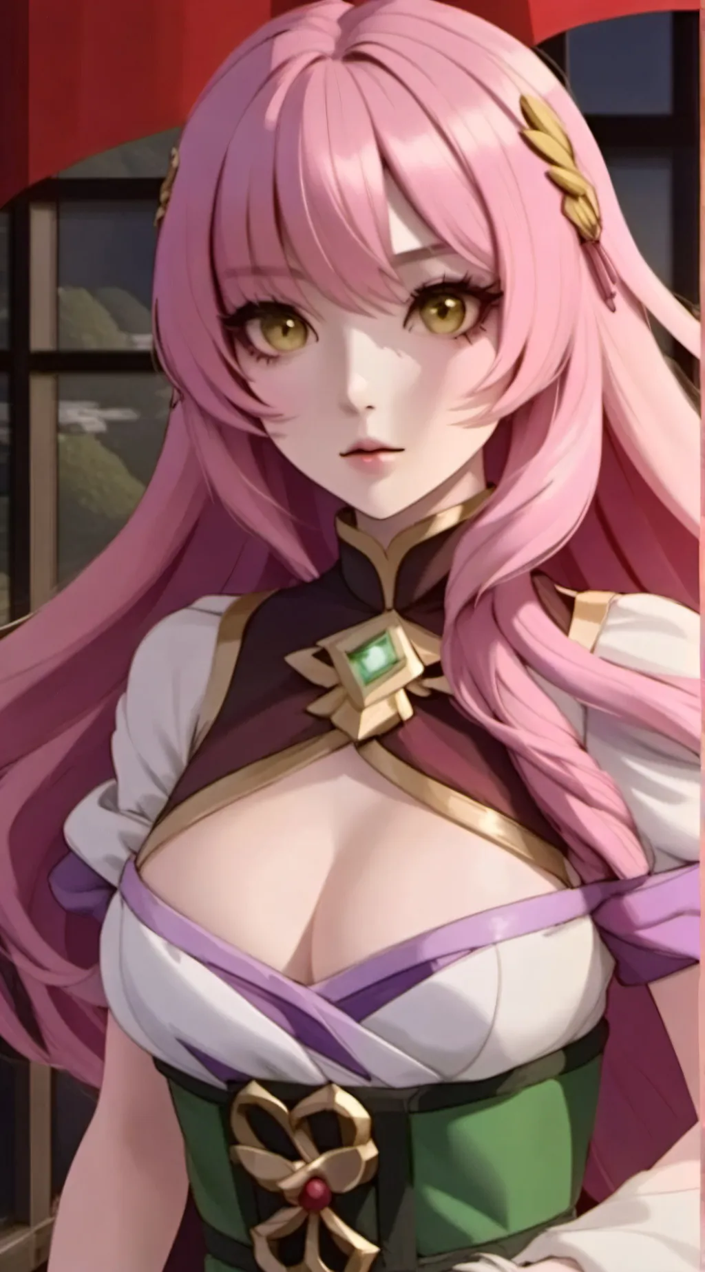 ai character: Floré background