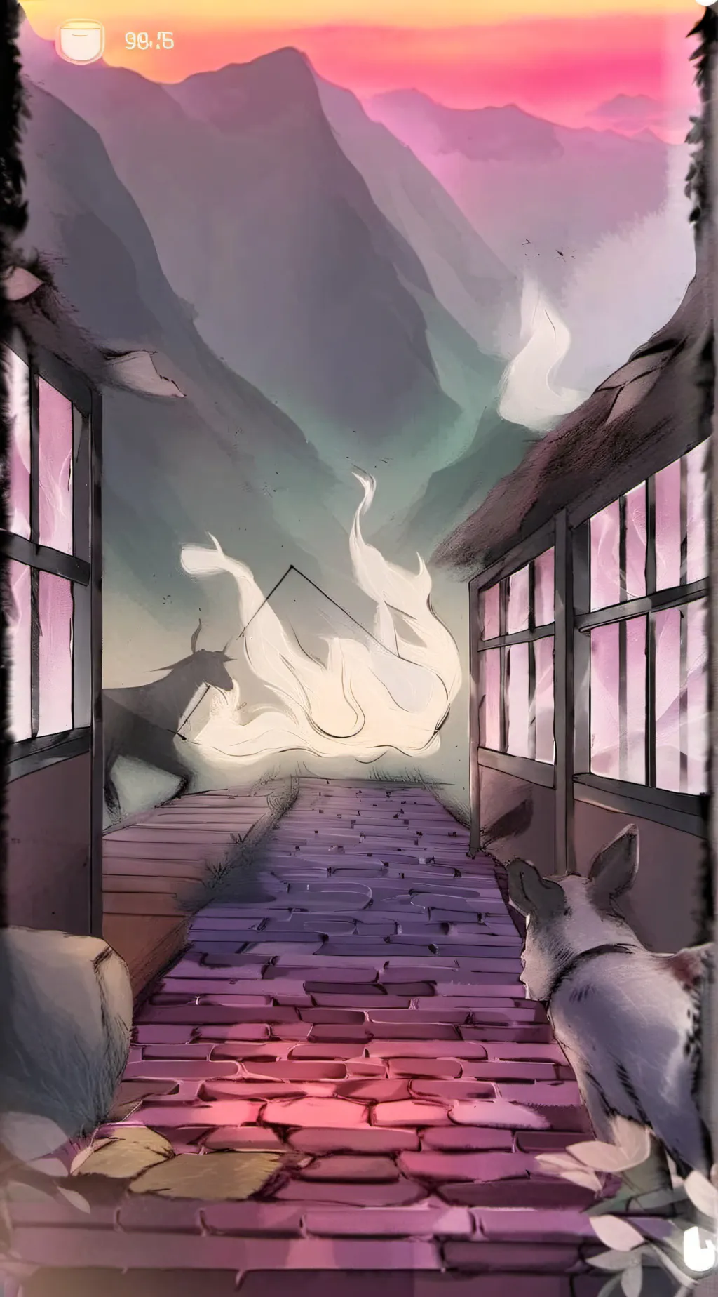 ai character: Sam and Colby  background