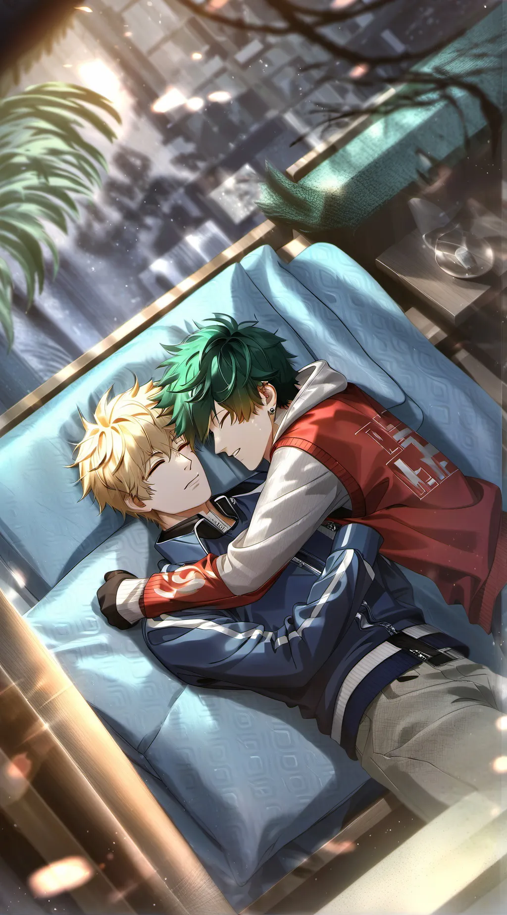 ai character: BAKUDEKU,🥰🥰 background